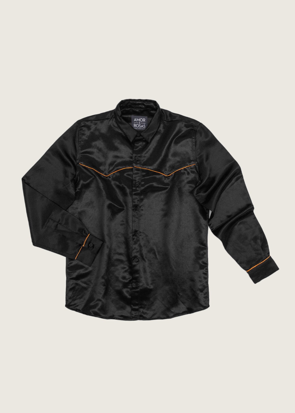 Lum Silk Shirt Black