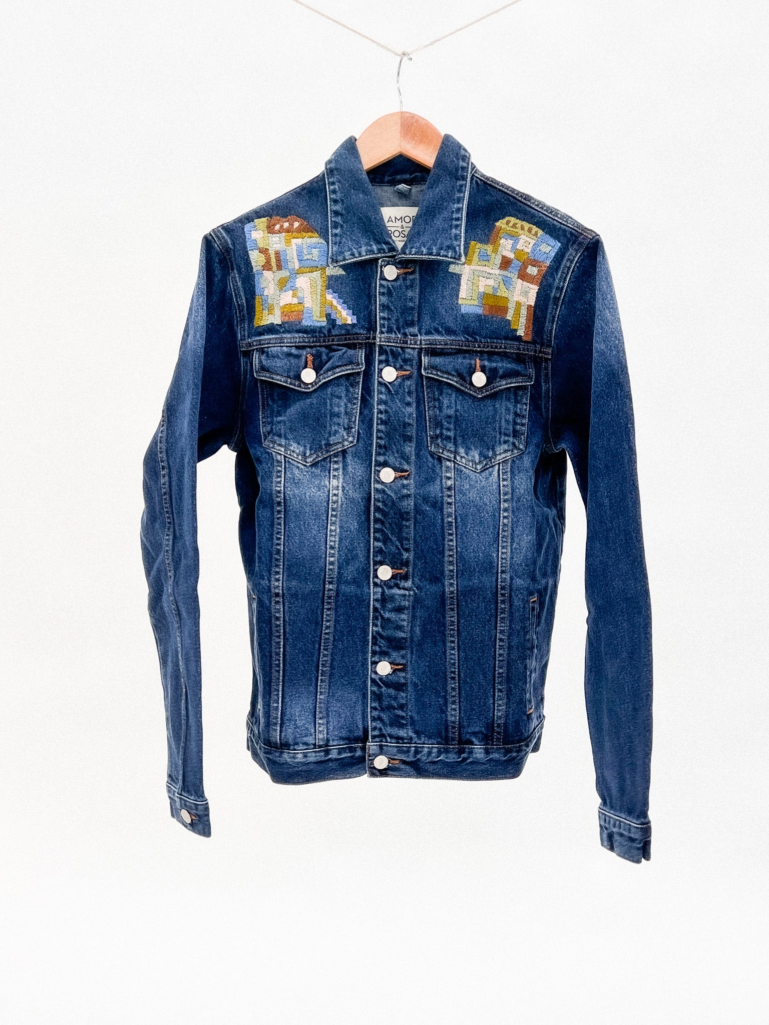 Color Block Denim Jacket