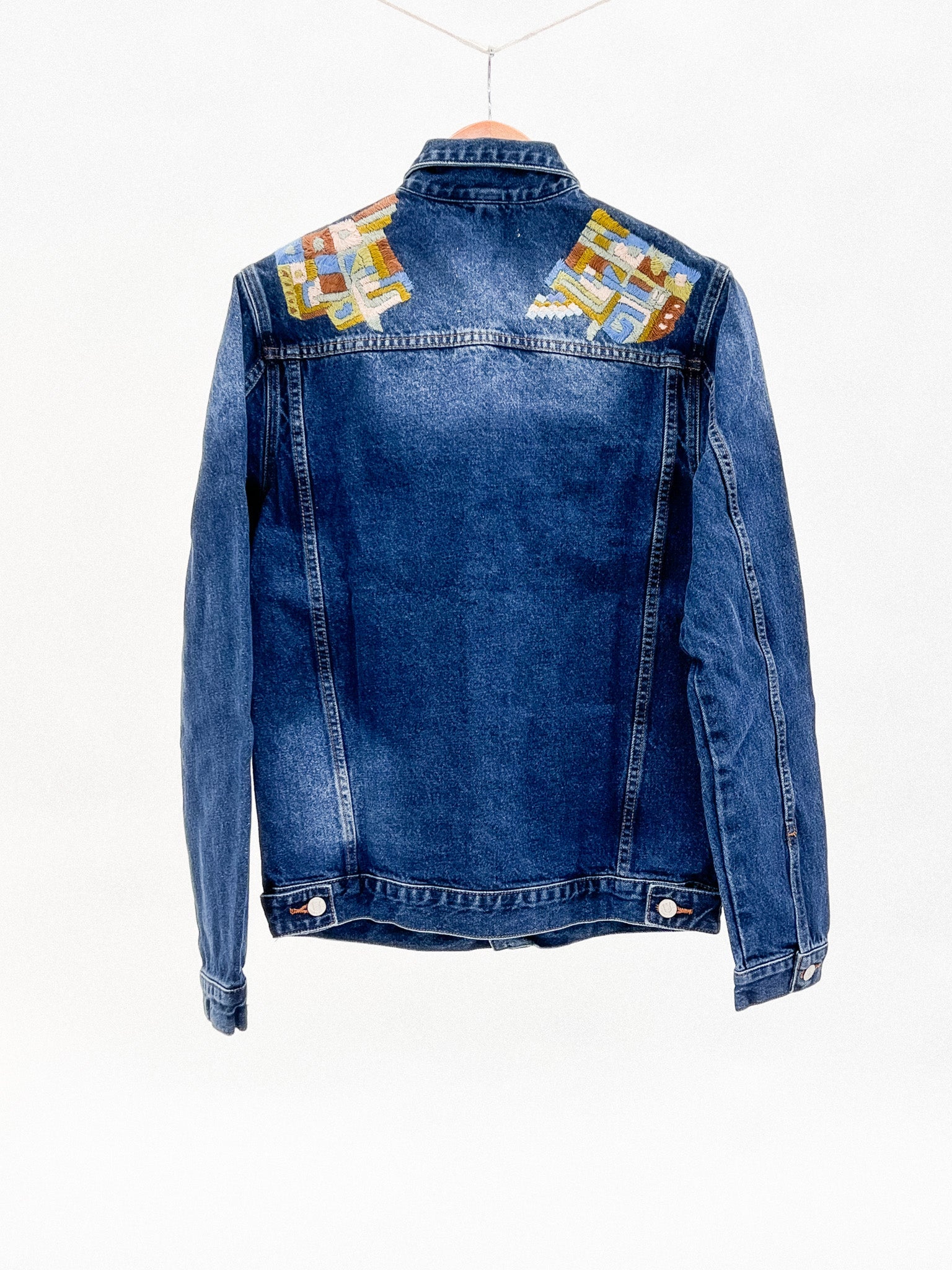 Color Block Denim Jacket