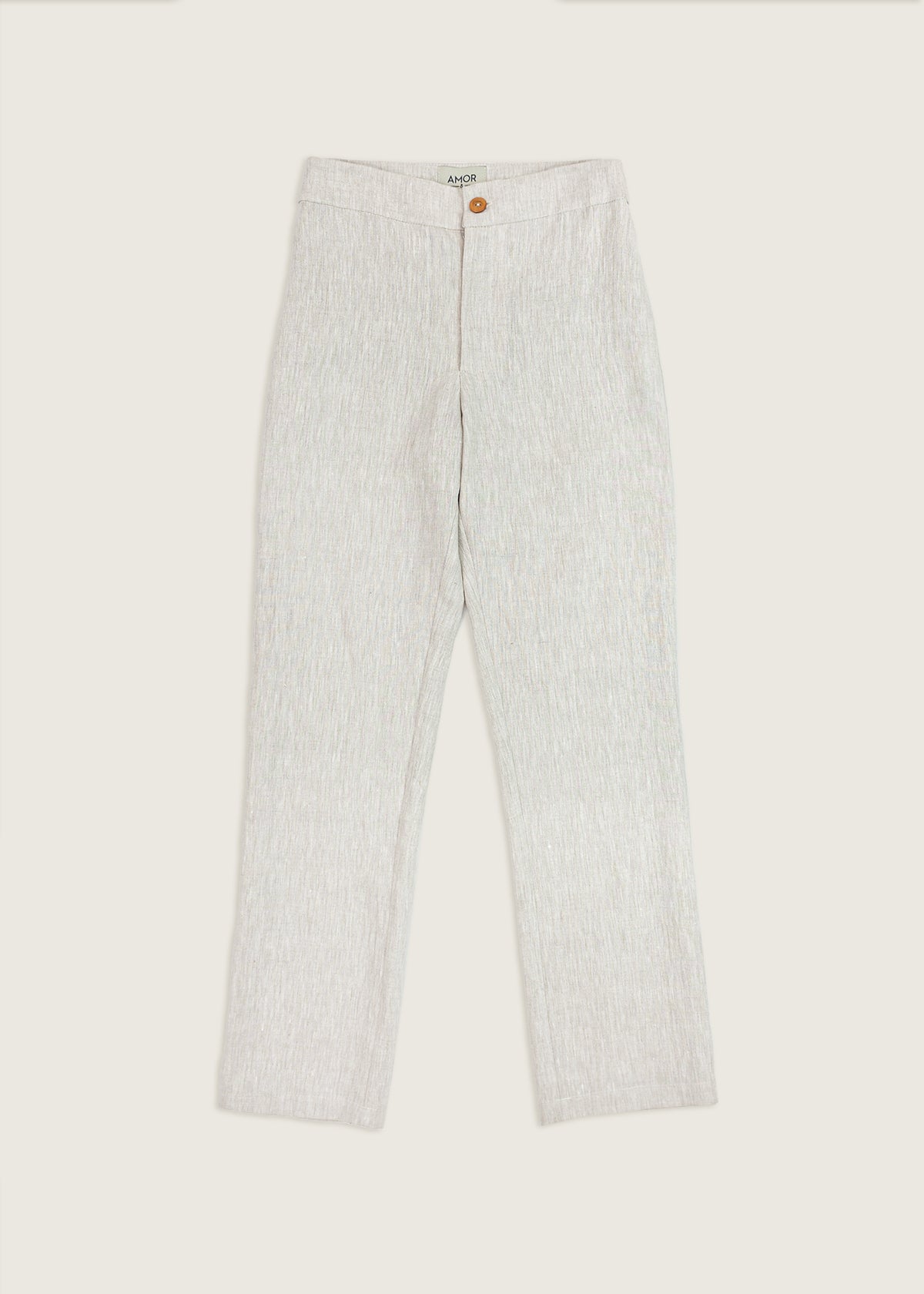 Straight Leg Linen Pants