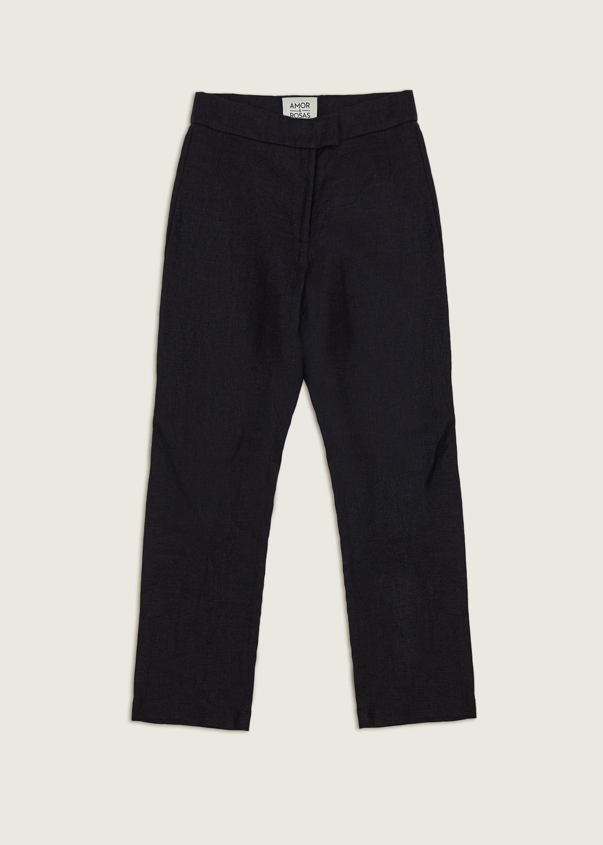 Straight Leg Linen Pants