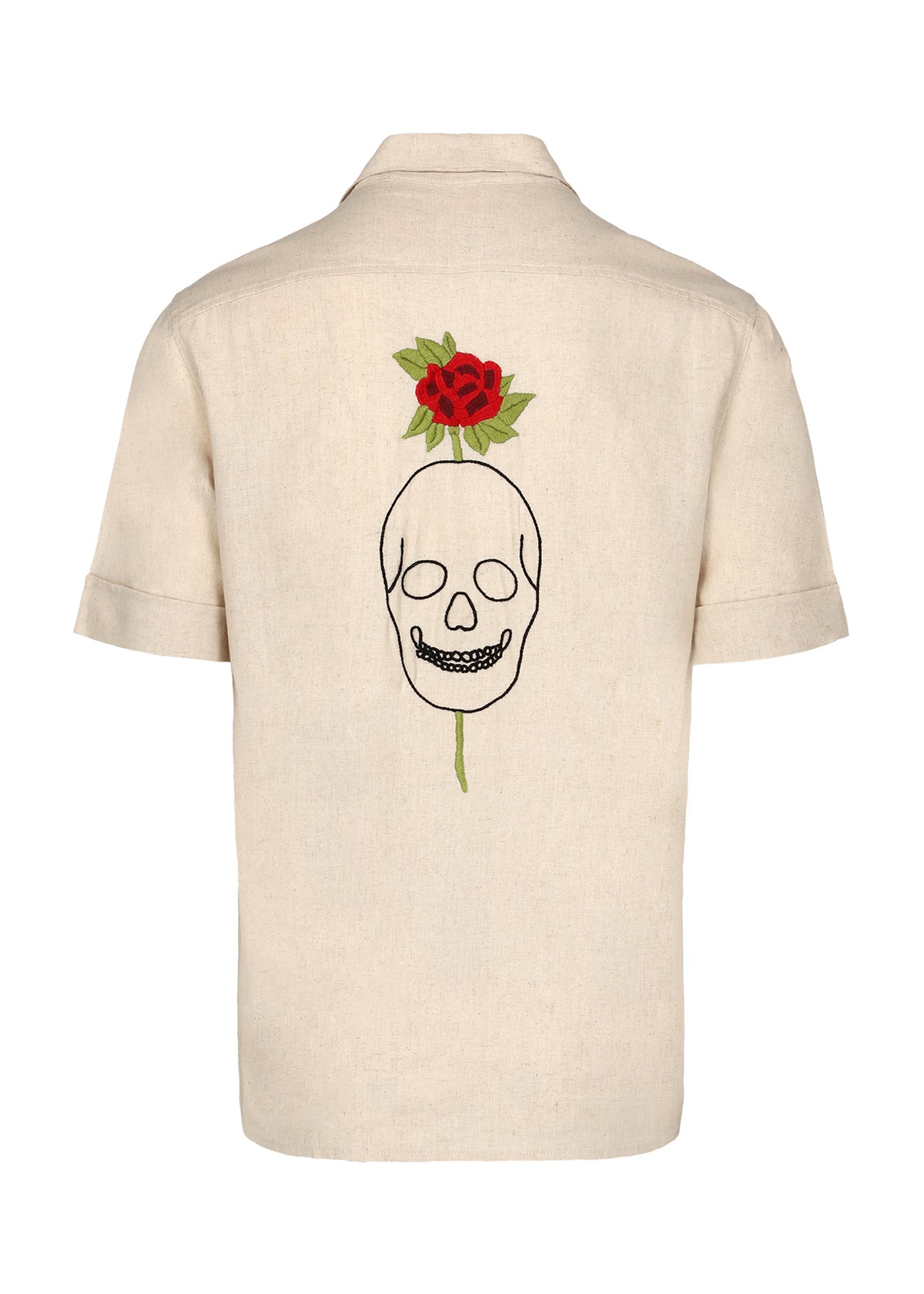 Camisa Skull & Flowers